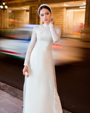 áo dài cưới truyền thống
