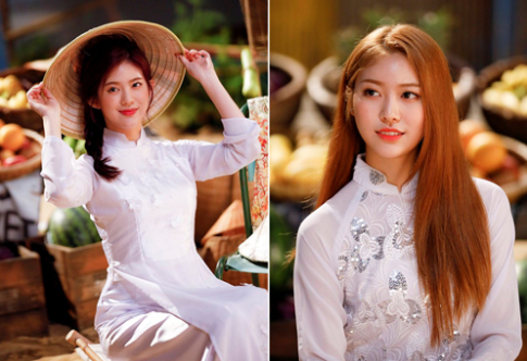 áo dài cưới truyền thống