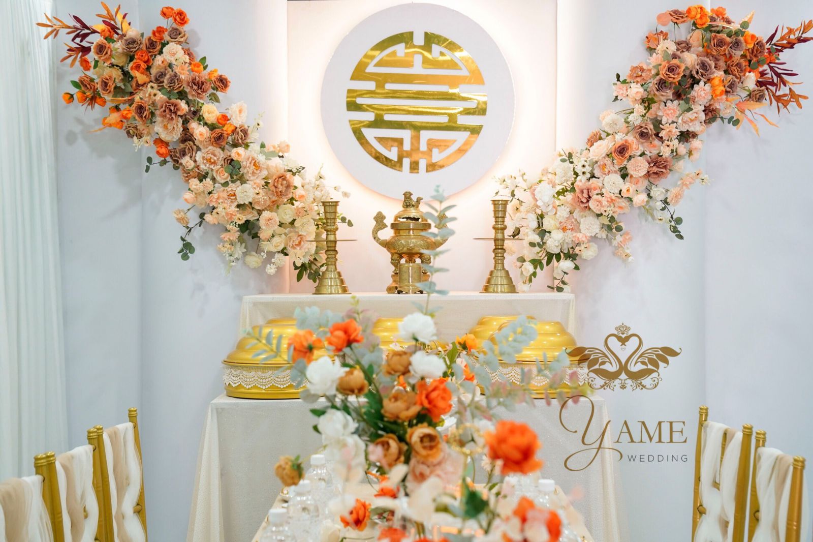 Trang trí gia tiên Yame Wedding 