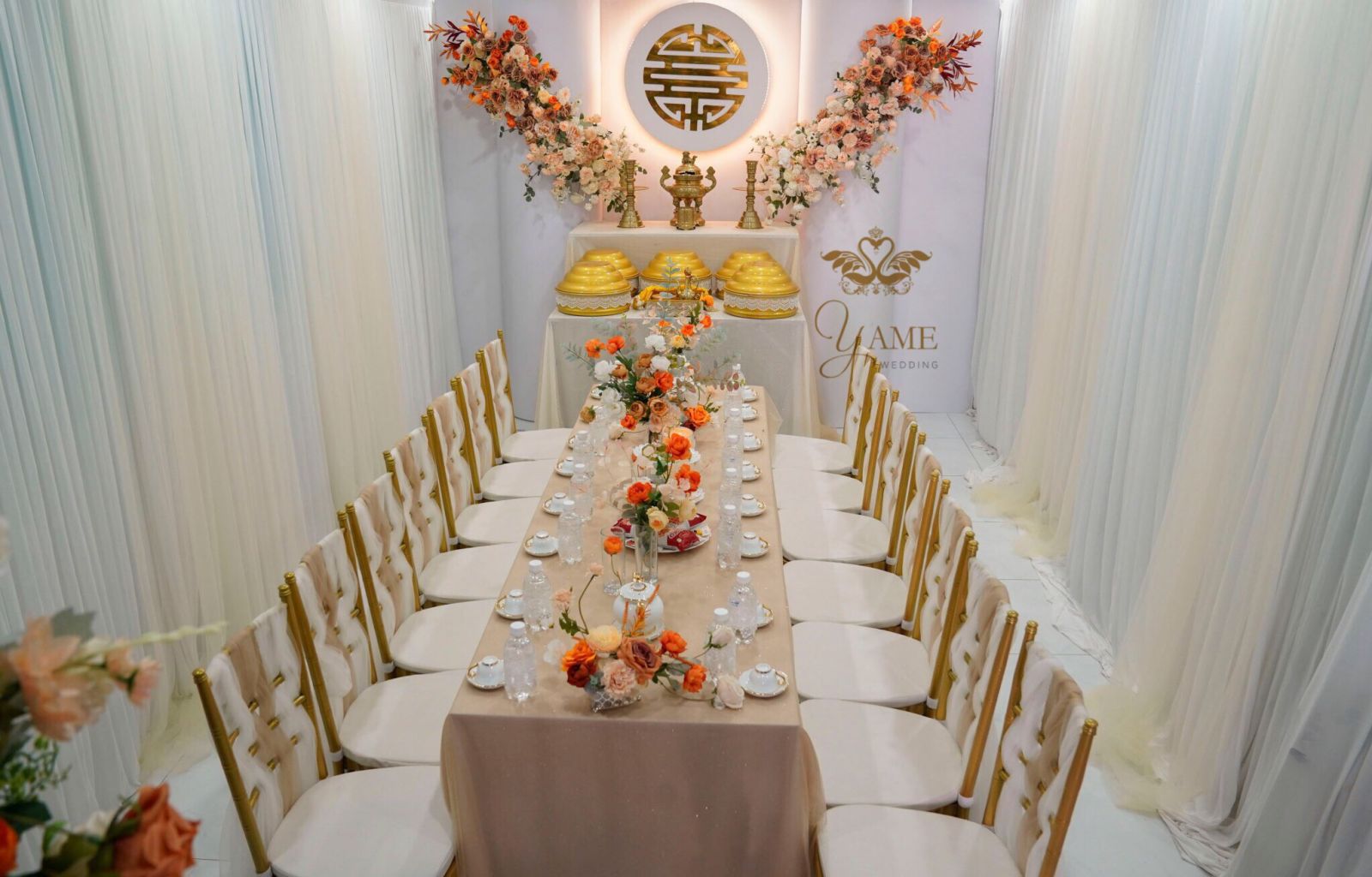 Trang trí gia tiên Yame Wedding 