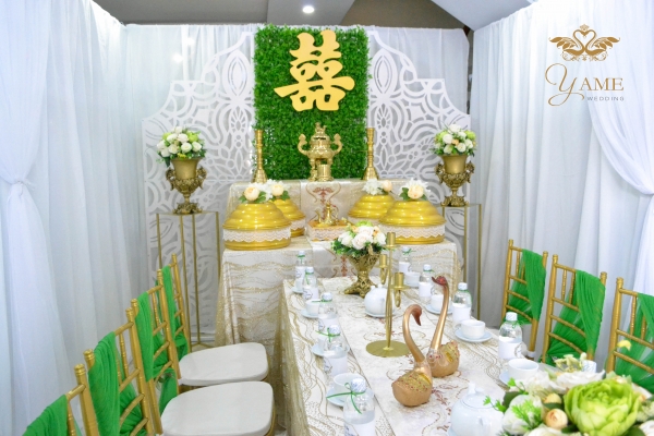 Gói trang trí gia tiên đặc biệt Xanh Lá