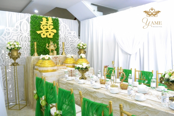 Gói trang trí gia tiên đặc biệt Xanh Lá